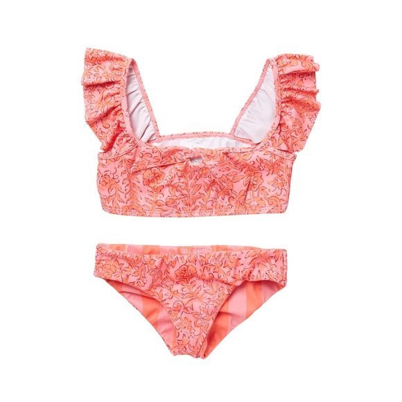 BILLABONG Girl's Bella Sol Ruffle Two-Piece Swimsuit - Picture 3 of 3
